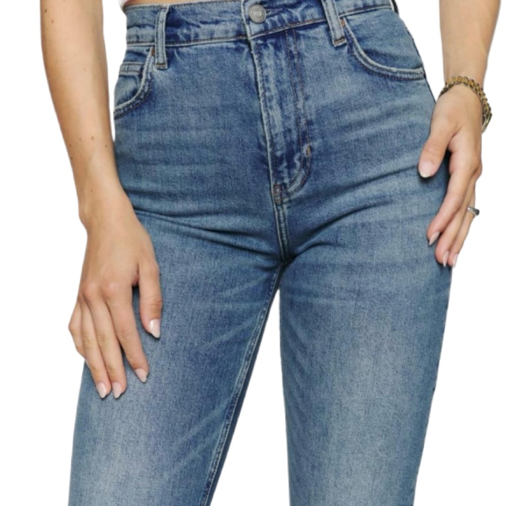 NWT/Reformation Liza Ultra High Rise Straight Cropped Jeans/Size: 29 - Picture 15 of 16